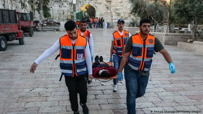 据巴勒斯坦红新月会的统计，在这场冲突中超过150名巴勒斯坦人受伤。