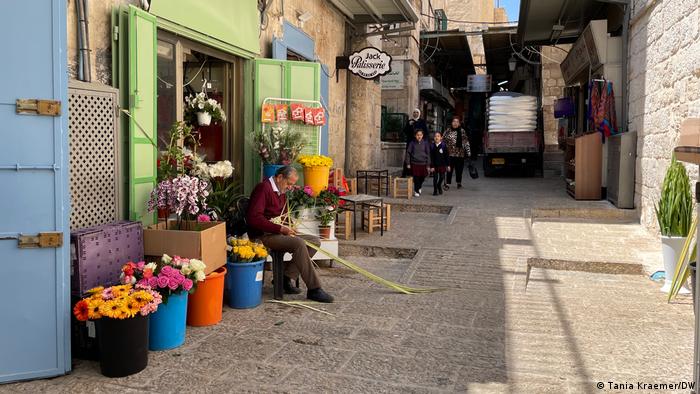 Shops in Jerusalem's old town