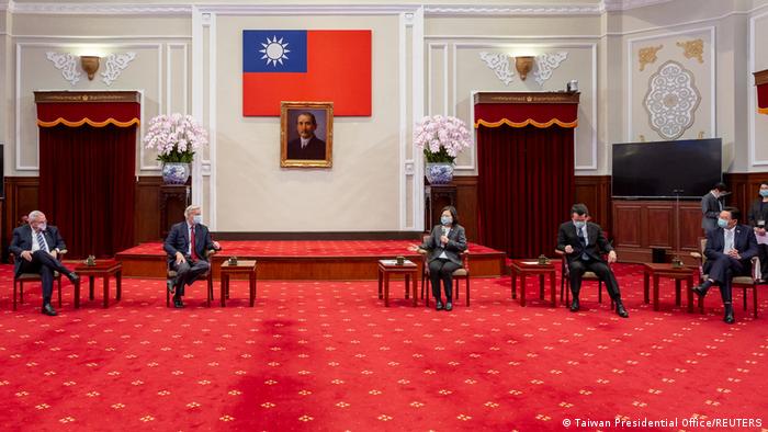 Delegacioni amerikan te Presidentja e Tajvanit Tsai Ing-wen 
