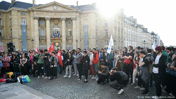 Frankreich | Studentenproteste in Paris