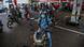 Motorists on motor bikes line up at a gas station in the Sri Lankan capital Colombo to buy fuel Motorists on motor bikes line up at a gas station in the Sri Lankan capital Colombo to buy fuel