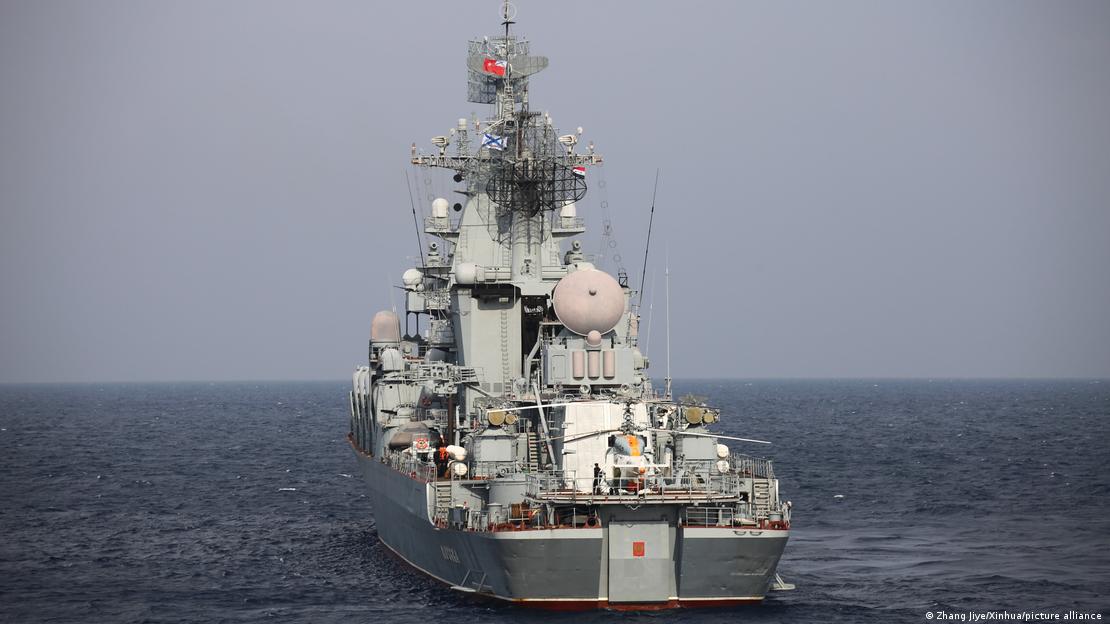 Un buque de guerra ruso cerca del puerto de Tartus, en Siria. Un buque de guerra ruso cerca del puerto de Tartus, en Siria.