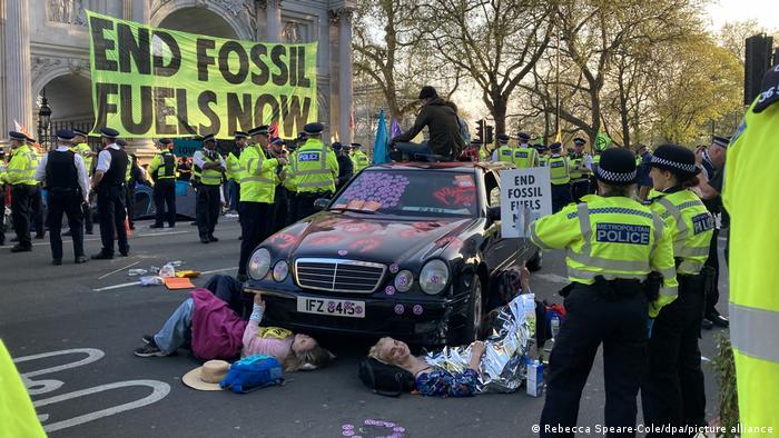 Internationale Proteste von Klimaaktivisten