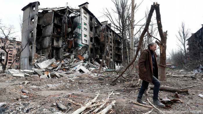 Ukraine Krieg Zerstörung in Mariupol Ukraine Krieg Zerstörung in Mariupol