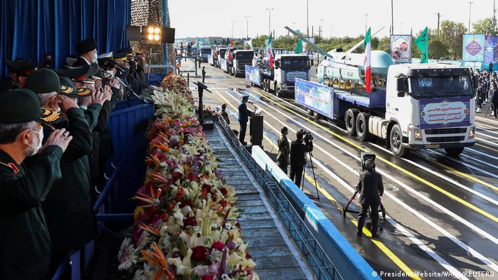 El desfile militar en la capital iraní
