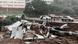 Verwüstungen an einer Straße nahe Durban Verwüstungen an einer Straße nahe Durban