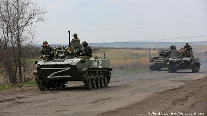 Ruska oklopna vozila kod Mariupolja