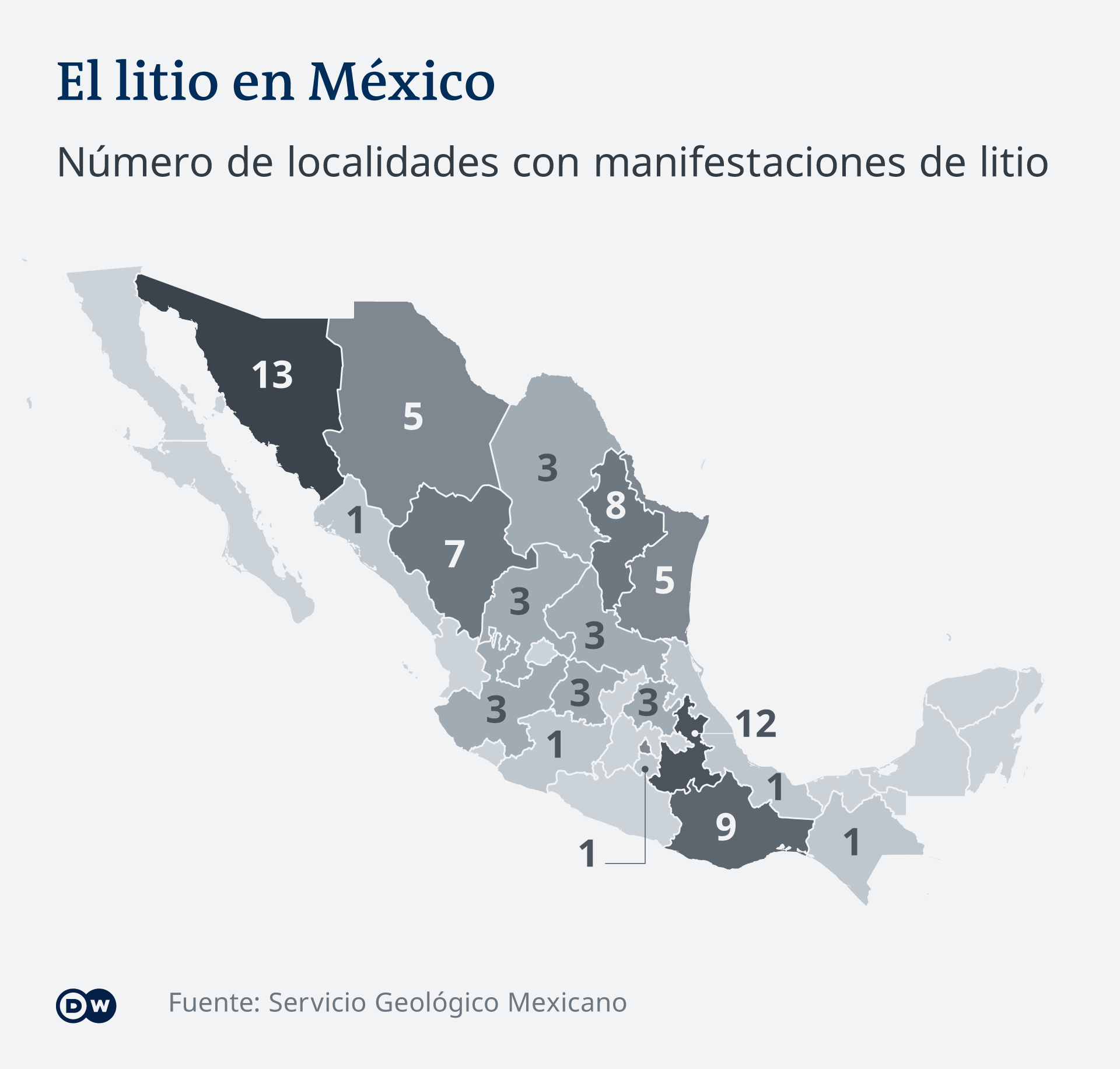 Infografik Karte Lithium Mexiko ES