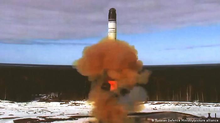 Пробно изстрелване на руска междуконтинентална ракета Сармат