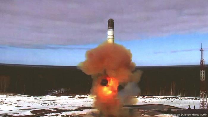 Russland I Raketentest Sarmat