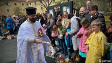 ***ACHTUNG: Bild nur zur mit Rechteinhaber abgesprochenen Berichterstattung verwenden!***
via Christoph Strack
Ukrainische Christen in Bamberg feiern Ostern
Rechte: Andriy Dmytryk (privat)