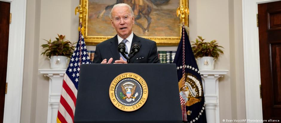 USA Washington Weißes Haus | Ukraine-Statement Joe Biden, Präsident