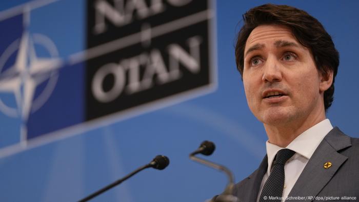 Ukraine-Konflikt - Nato-Sondergipfel - Justin Trudeau