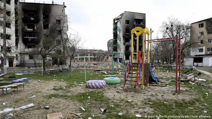 Bilderchronik des Krieges in der Ukraine | Zerstörung in Borodjanka
