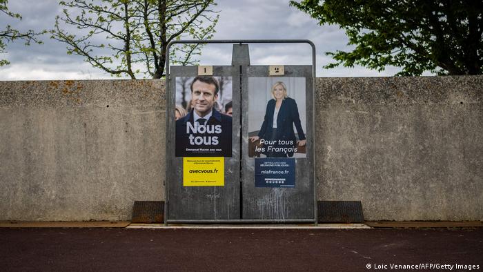 Al igual que en 2017, las dos opciones este domingo son Macron y Le Pen.