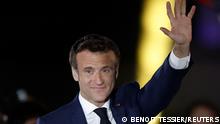 Zweite Amtszeit für Emmanuel Macron