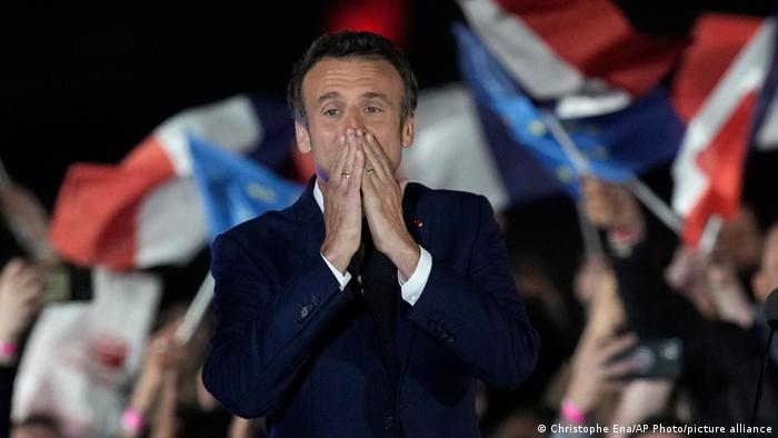 Frankreich Präsidentschaftswahl Macrons Siegesfeier in Paris 