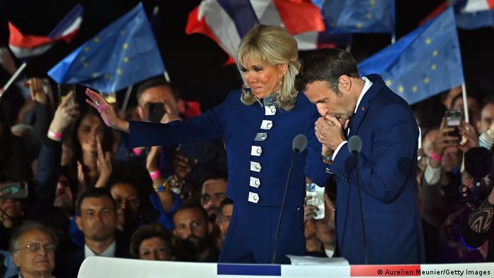 Frankreich Präsidentschaftswahl Macrons Siegesfeier in Paris 