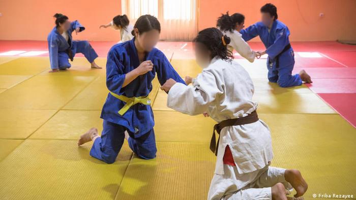 Aghanistan's female judo team in training before the Taliban took control