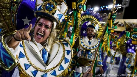 Carnaval en Río, 2022: carrozas y disfraces de la escola do samba Vila Isabel.