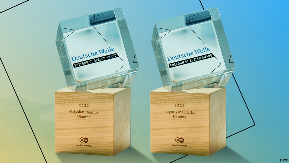 DW Freedom of Speech Award 2022 goes to Ukrainian journalists Mstyslav Chernov and Evgeniy Maloletka | Press | DW - Vimarsana News
