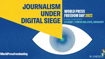  UNESCO Logo World Press Freedom Day Conference 2022, Uruguay
