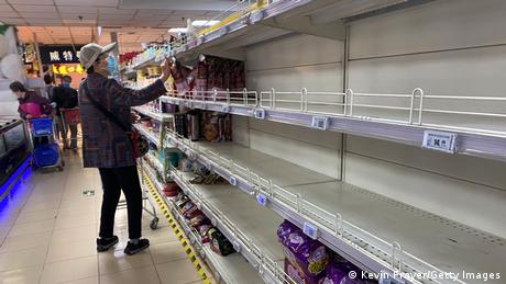China | Coronavirus Pandemie | Supermarkt in Peking 