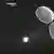 Infrarotvideostandbild der Dragon-Raumkapsel kurz vor der Landung