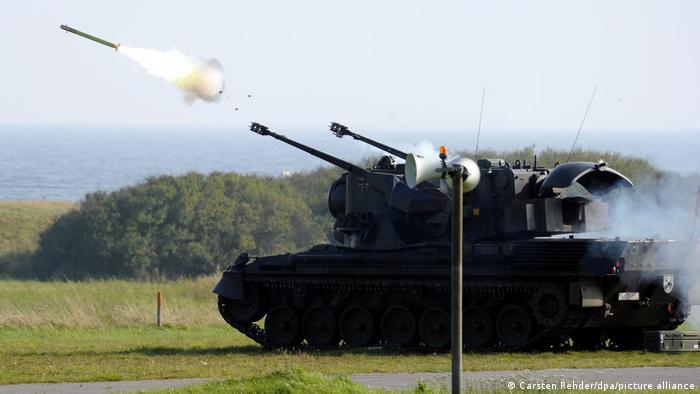 Tank anti serangan udara tipe Gepard buatan Jerman