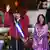 El presidente de Nicaragua Daniel Ortega (izq.) y su esposa, la vicepresidenta, Rosario Murillo.