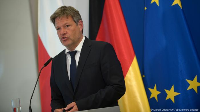 Polen Besuch des deutschen Bundesministern für Wirtschaft und Energie Robert Habeck