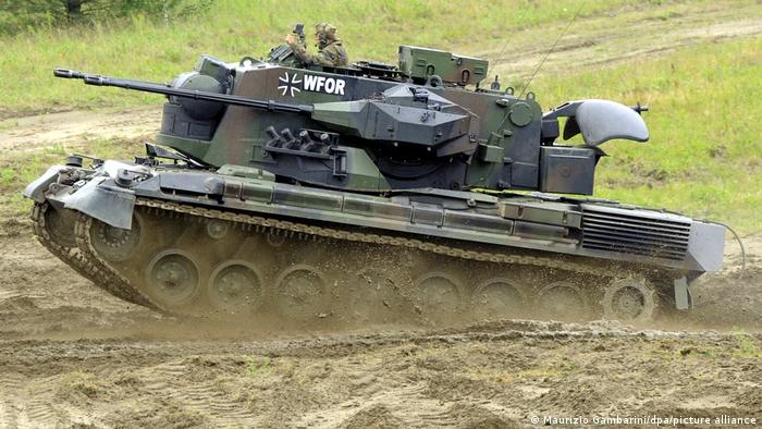 Германски тенкови од типот Гепард сега треба да и бидат испорачани на Украина