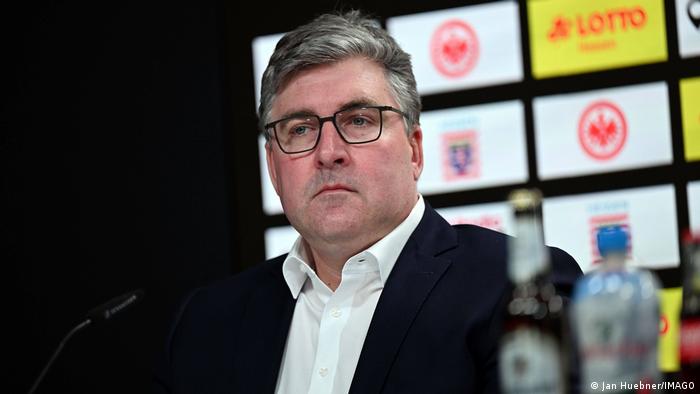 Close-up of Eintracht Frankfurt CEO Axel Hellmann