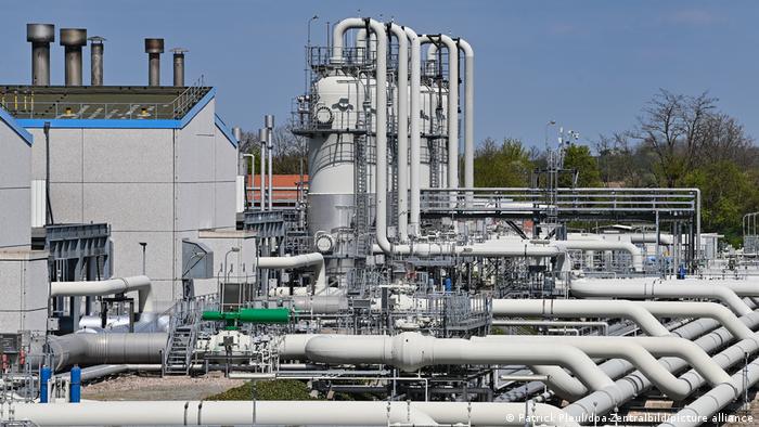 The Mallnow natural gas compressor station in Germany