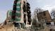 A building destroyed by Russian shelling A building destroyed by Russian shelling