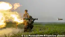 May 22, 2019 - Japan - U.S. Marine Corps Cpl. Chris Anderson, a squad leader with India Company, 3rd Battalion, 6th Marine Regiment, currently attached to 3rd Marine Division with 4th Marine Regiment on the Unit Deployment Program, fires an AT4 rocket launcher during a live fire training exercise at Combined Arms Training Center, Camp Fuji, Japan, May 22, 2019. The AT4 is intended to destroy enemy vehicles or fortification. Anderson is from Warren, Pennsylvania. (Credit Image: © U.S. Marines/ZUMA Wire/ZUMAPRESS.com