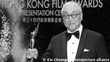 19.04.2015
FILE -Hong Kong actor Kenneth Tsang poses after winning the Best Supporting Actor award for his movie Overhead 3 during the Hong Kong Film Awards in Hong Kong Sunday, April 19, 2015. Hong Kong media reported that Tsang was found dead Wednesday in his quarantine hotel room after arriving from Singapore. (AP Photo/Kin Cheung, File)