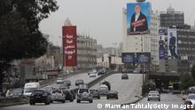 BEIRUT, LEBANON - APRIL 18: Giant electoral billboards in the streets of Beirut city, on April 18, 2022 in Beirut, Lebanon. Billboards without advertisers, for lack of money, are plastered with political posters across Beirut. On May 15 Lebanese will be heading to polls for the first time since the financial collapse and the protest movement of 2019. (Photo by Marwan Tahtah/Getty Images)
