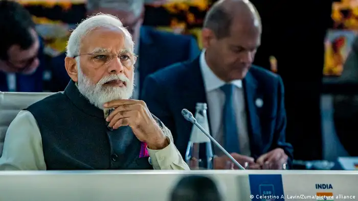 Indien PM Narendra Modi bei G20 in Rom