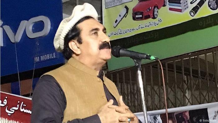 Pakistan Demonstranten im Bezirk Banu, Peshawar 