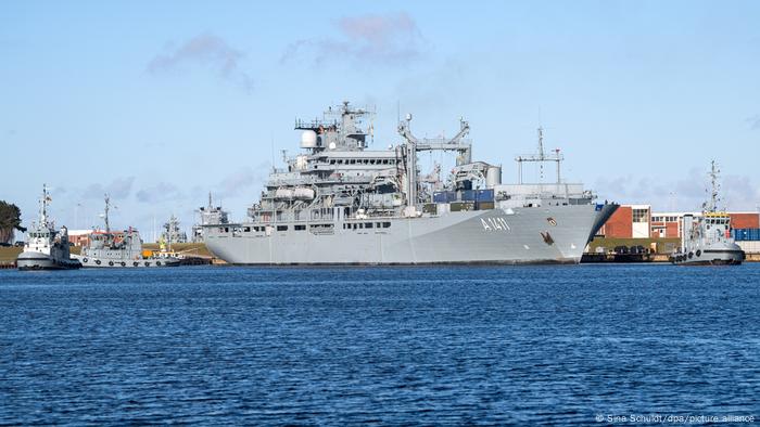 Marineschiff Berlin startet zur Embargokontrolle ins Mittelmeer