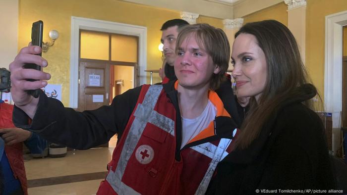 Angelina Jolie im westukrainischen Lwiw