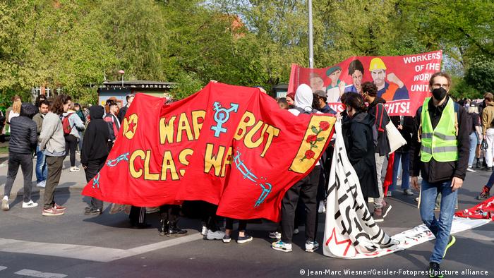 من مظاهرة يوم عيد العمال في برلين