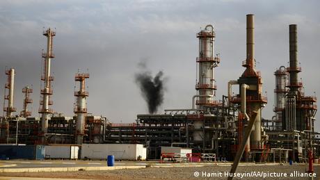 View of the Erbil oil rafinery, one of the most significant plants where the crude oil is processed.