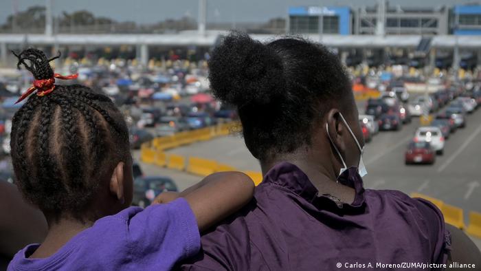 Asylsuchende protestieren in Tijuana