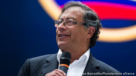 Gustavo Petro, candidato de la izquierda en las elecciones presidenciales en Colombia.