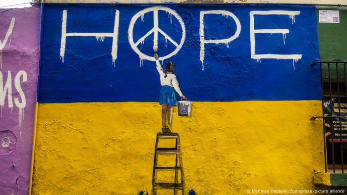 Мурал на підтримку України в Барселоні