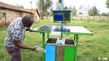 Videostill DW Africa | a technological bin in Kenya. 