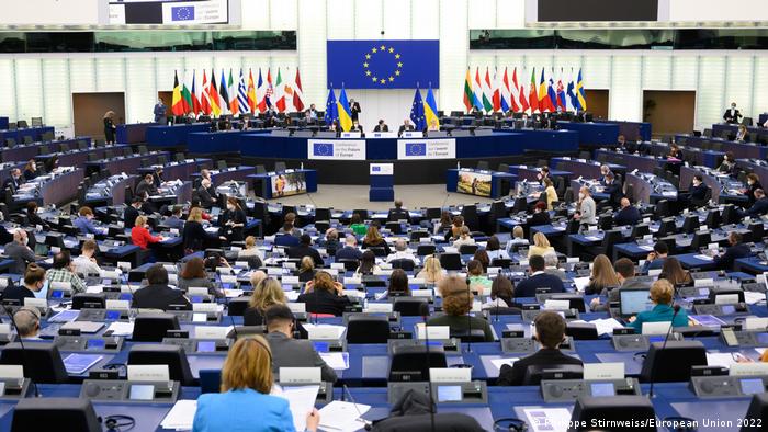 Зал заседаний Европейского парламента