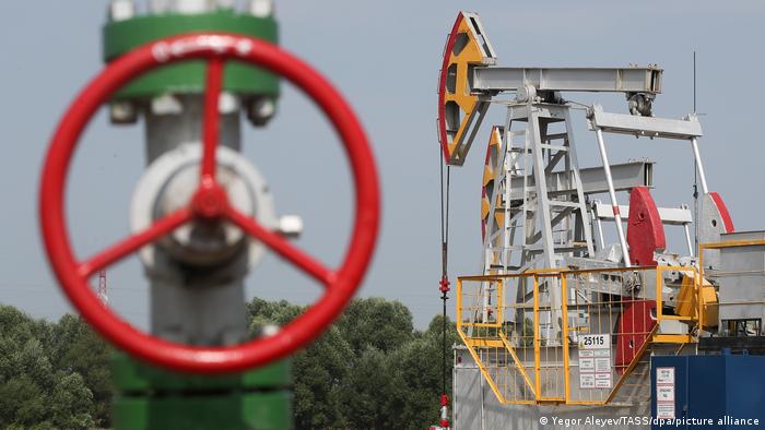 Russland Ölfeld in Almetyevsk